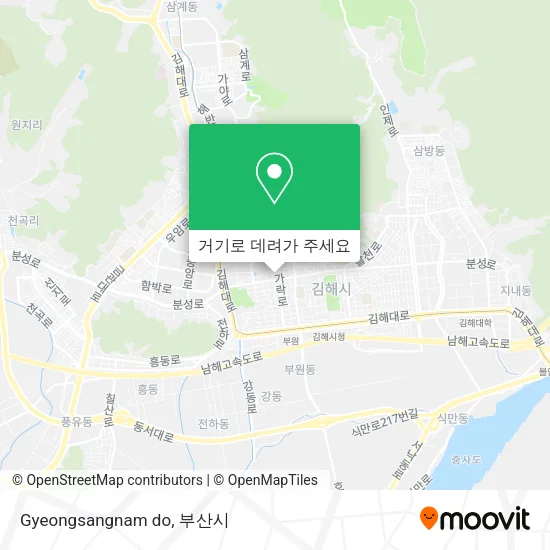 Gyeongsangnam do 지도