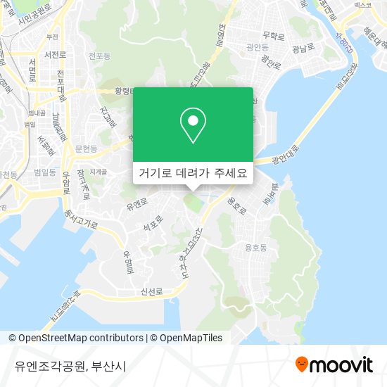 유엔조각공원 지도