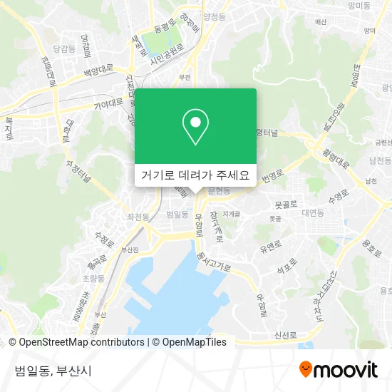 범일동 지도