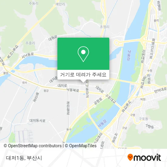 대저1동 지도