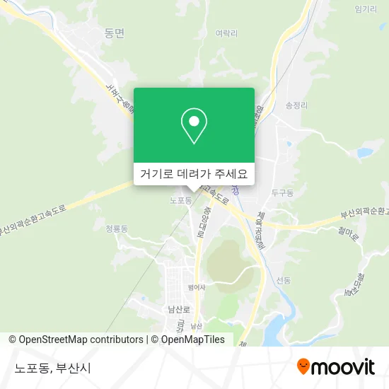 노포동 지도