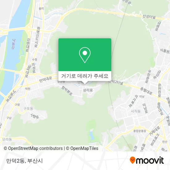 만덕2동 지도