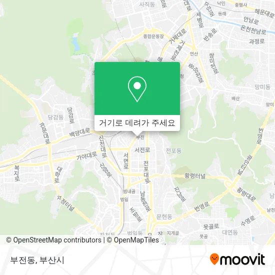부전동 지도