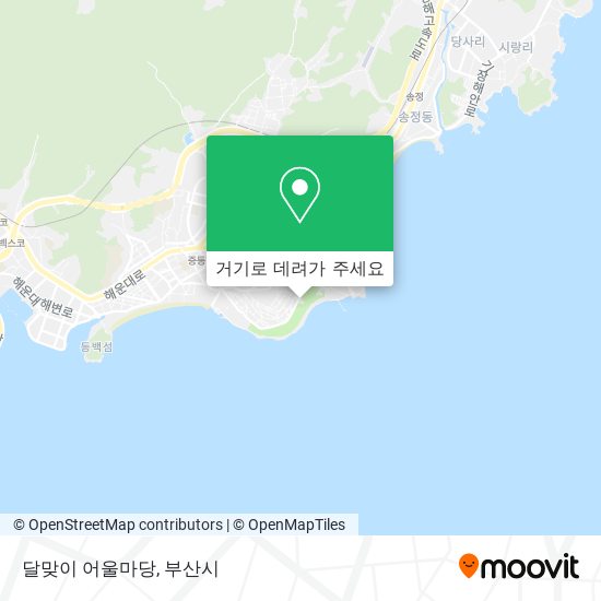 달맞이 어울마당 지도