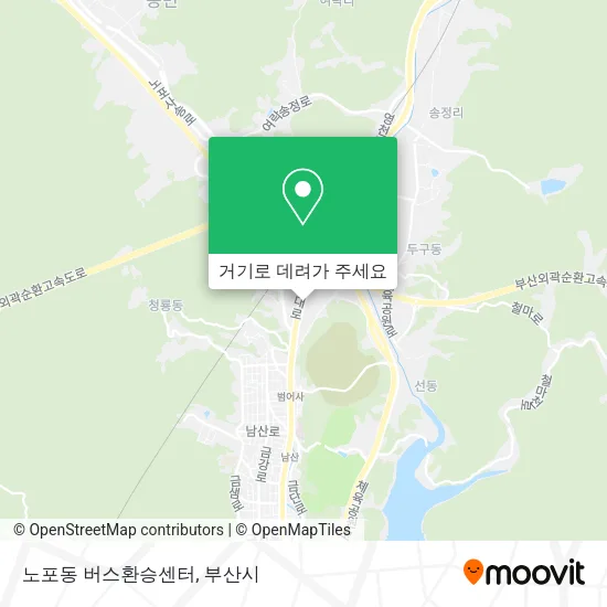 노포동 버스환승센터 지도