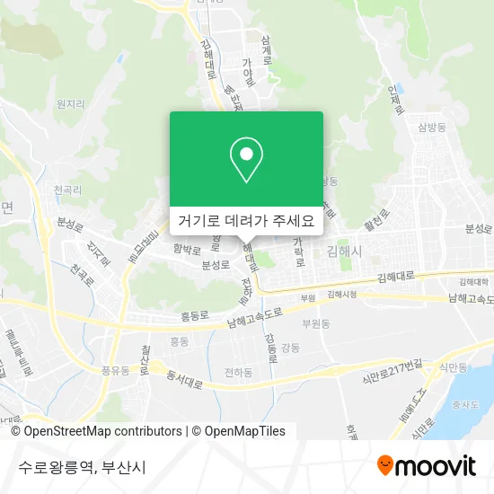 수로왕릉역 지도