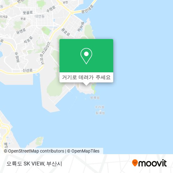 오륙도 SK VIEW 지도