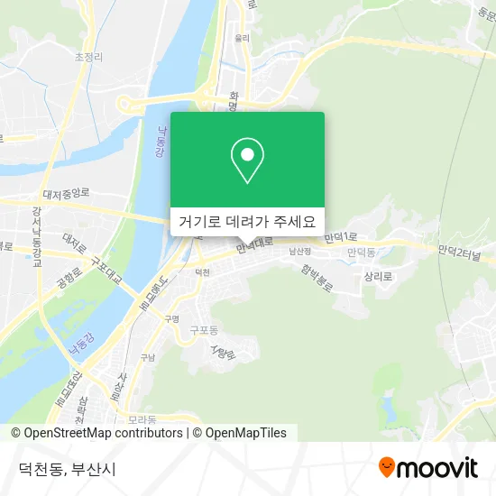덕천동 지도