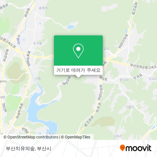 부산치유의숲 지도