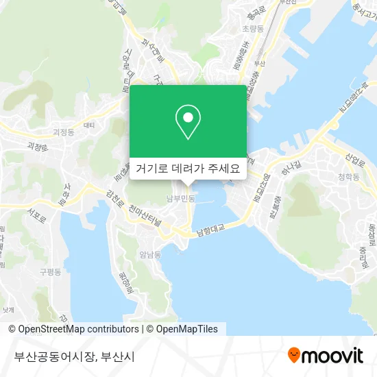 부산공동어시장 지도