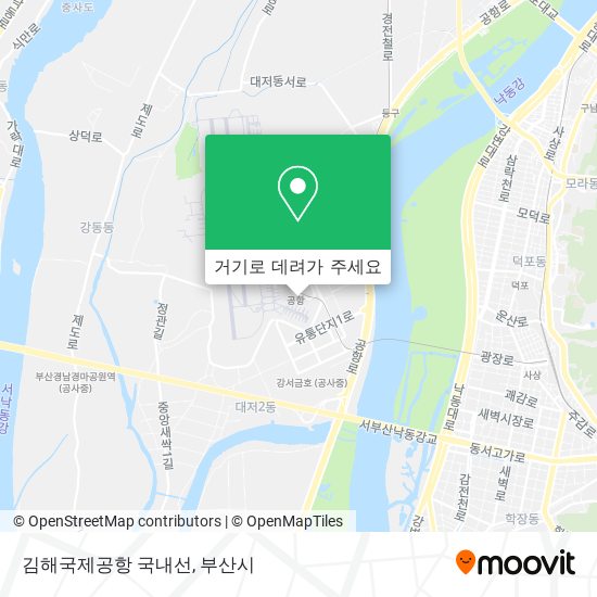 김해국제공항 국내선 지도