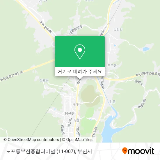 노포동부산종합터미널 (11-007) 지도