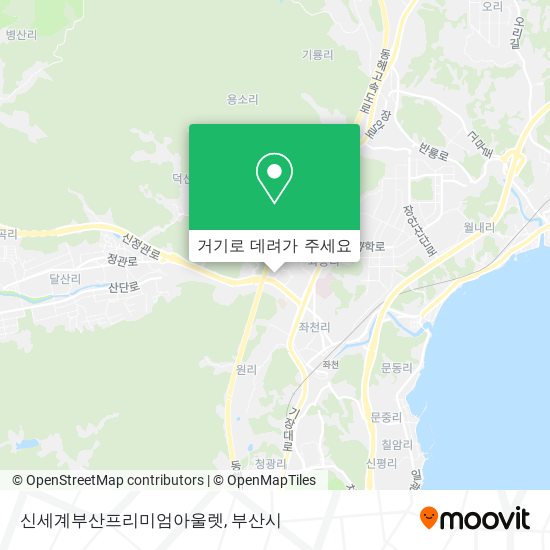 신세계부산프리미엄아울렛 지도