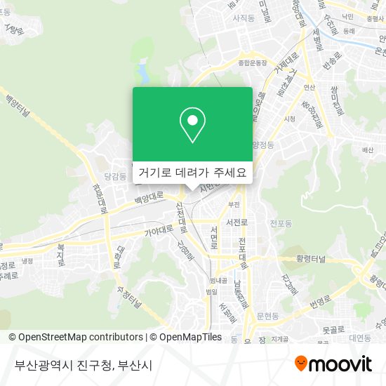 부산광역시 진구청 지도