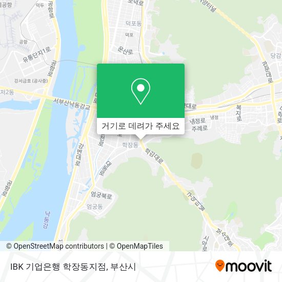 IBK 기업은행 학장동지점 지도