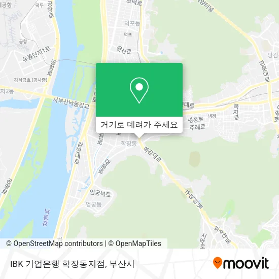 IBK 기업은행 학장동지점 지도