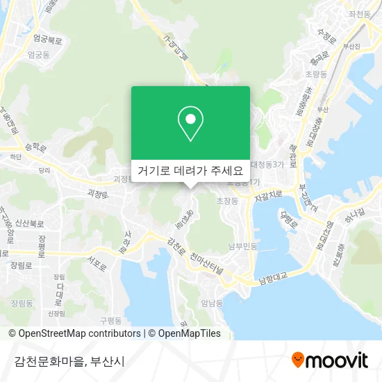 감천문화마을 지도