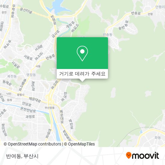 반여동 지도