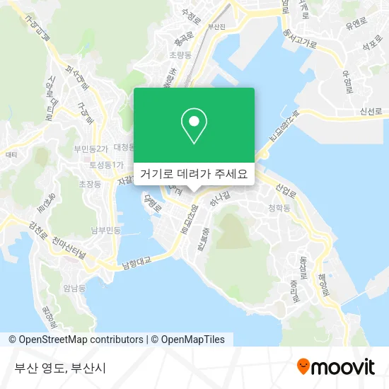 부산 영도 지도