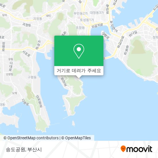 송도공원 지도