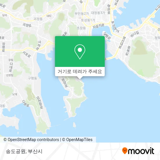 송도공원 지도