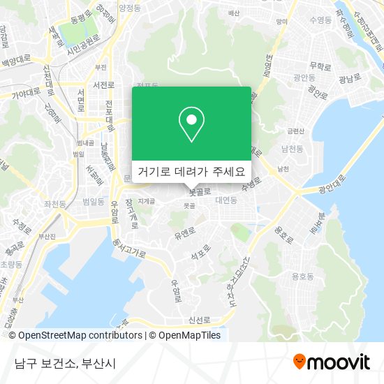 남구 보건소 지도