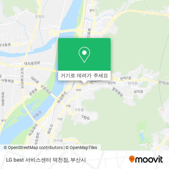 LG best 서비스센터 덕천점 지도