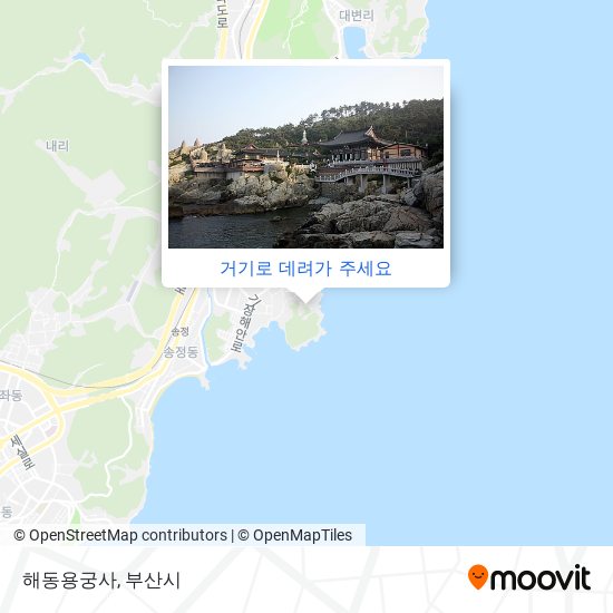 해동용궁사 지도