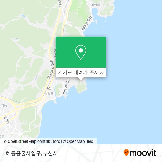 해동용궁사입구 지도