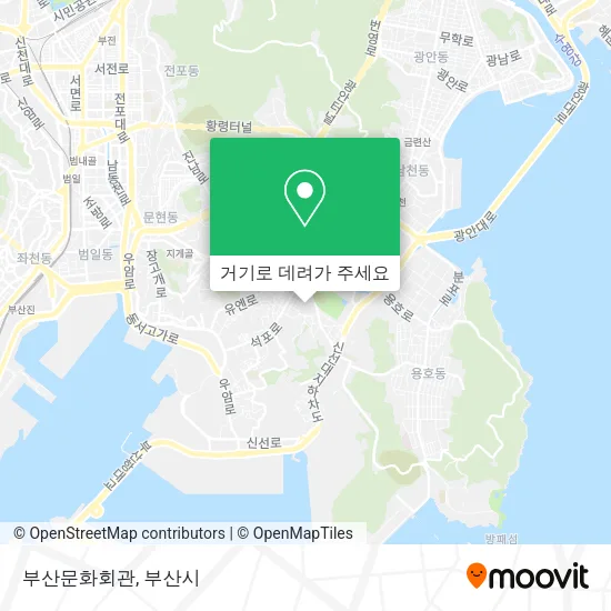 부산문화회관 지도
