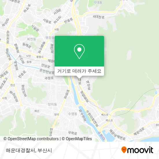 해운대경찰서 지도