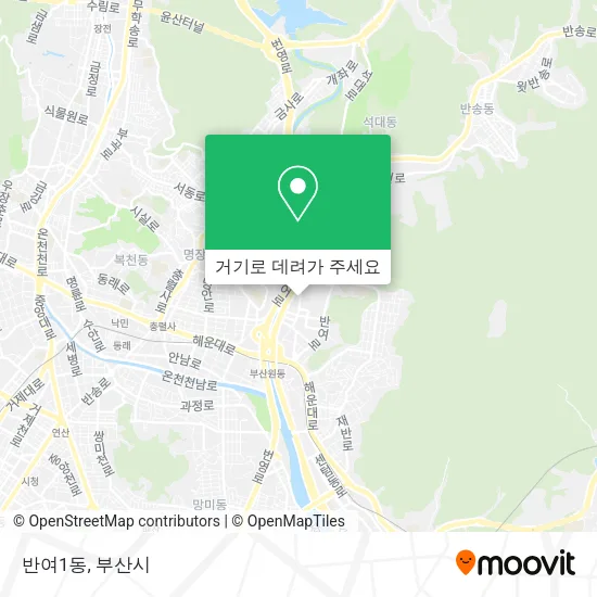 반여1동 지도