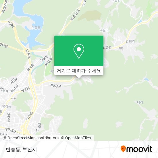 반송동 지도