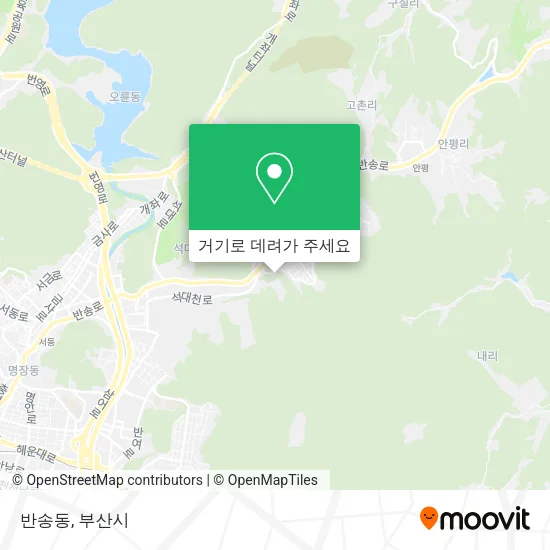 반송동 지도