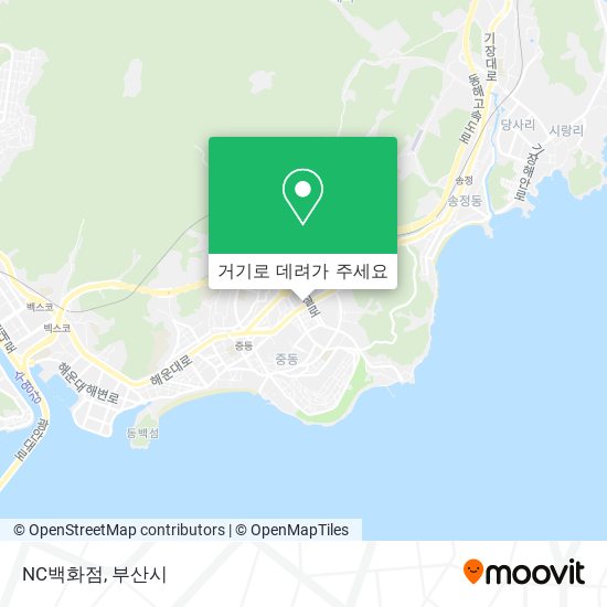 NC백화점 지도