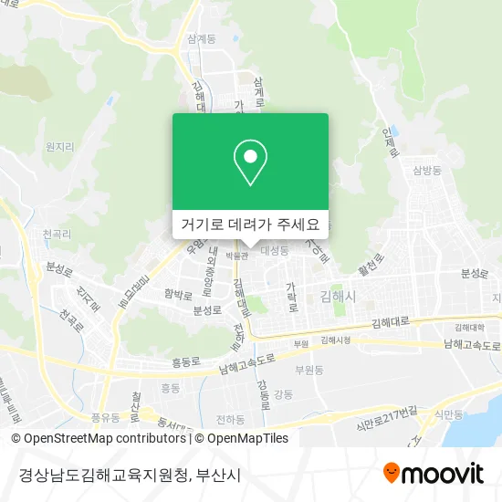 경상남도김해교육지원청 지도