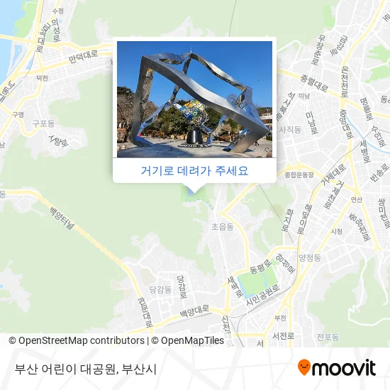 부산 어린이 대공원 지도