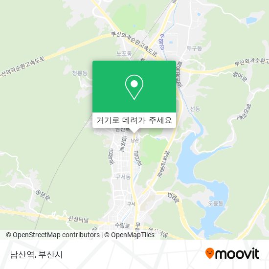 남산역 지도