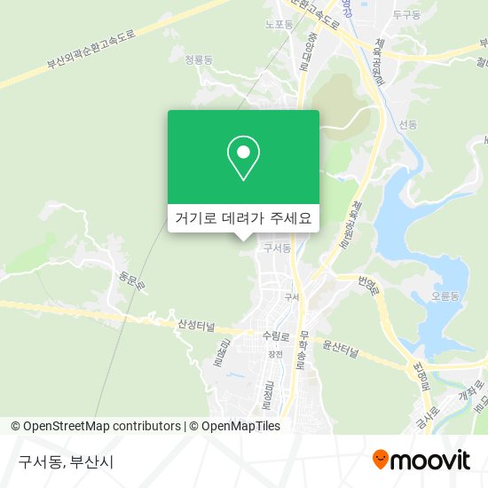 구서동 지도