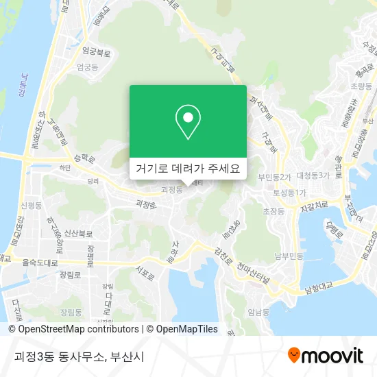 괴정3동 동사무소 지도