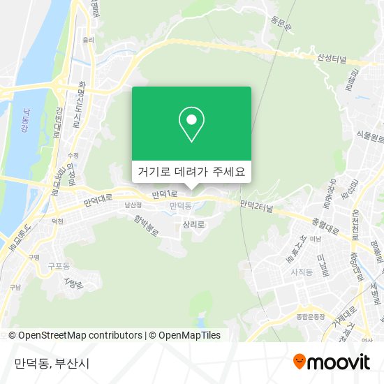 만덕동 지도