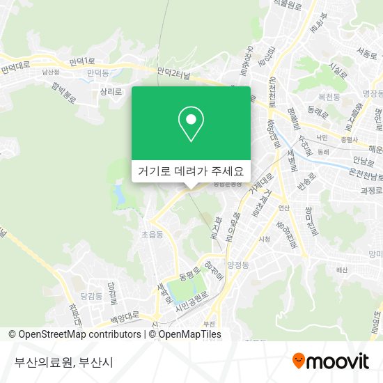 부산의료원 지도