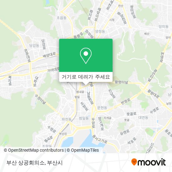 부산 상공회의소 지도