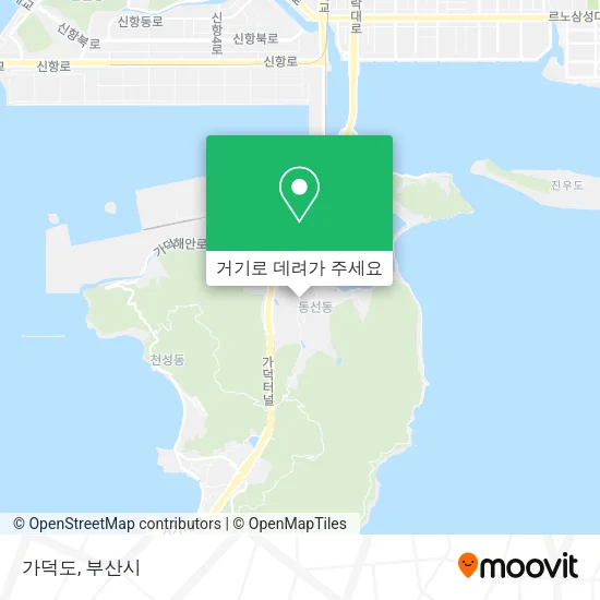 가덕도 지도