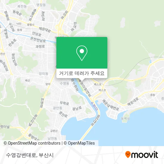 수영강변대로 지도