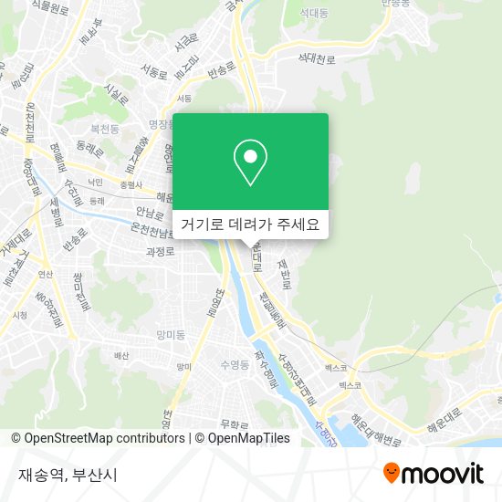 재송역 지도