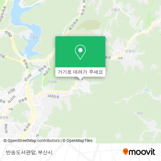 반송도서관앞 지도