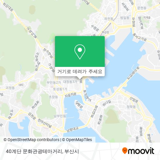 40계단 문화관광테마거리 지도