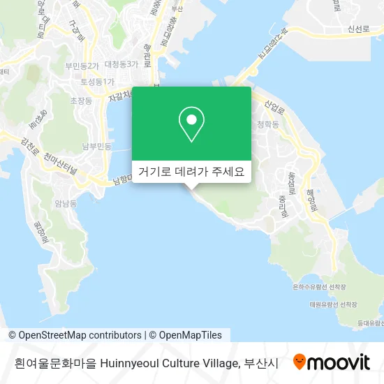 흰여울문화마을 Huinnyeoul Culture Village 지도
