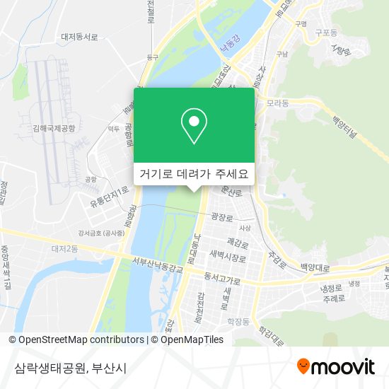 삼락생태공원 지도